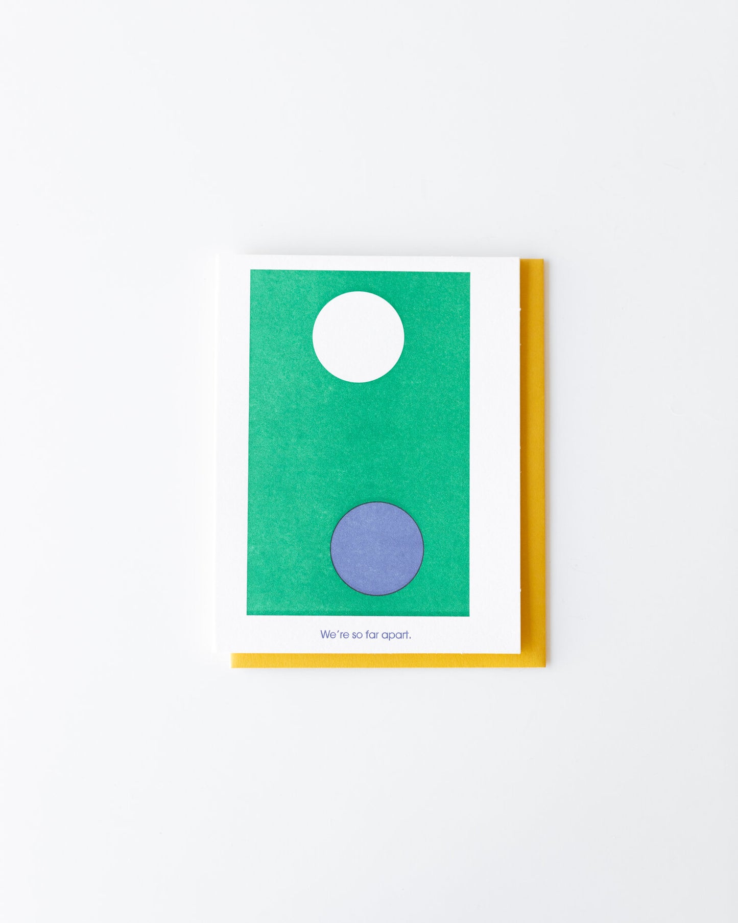 Far Apart Greeting Card
