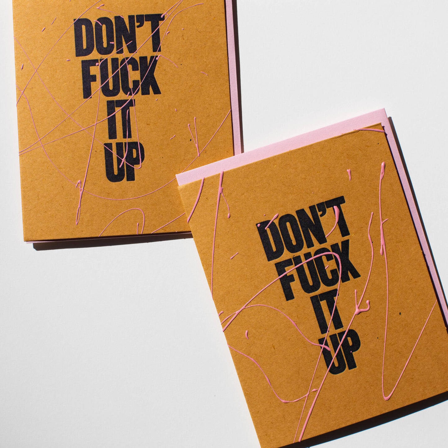Don't Fuck It Up Greeting Card