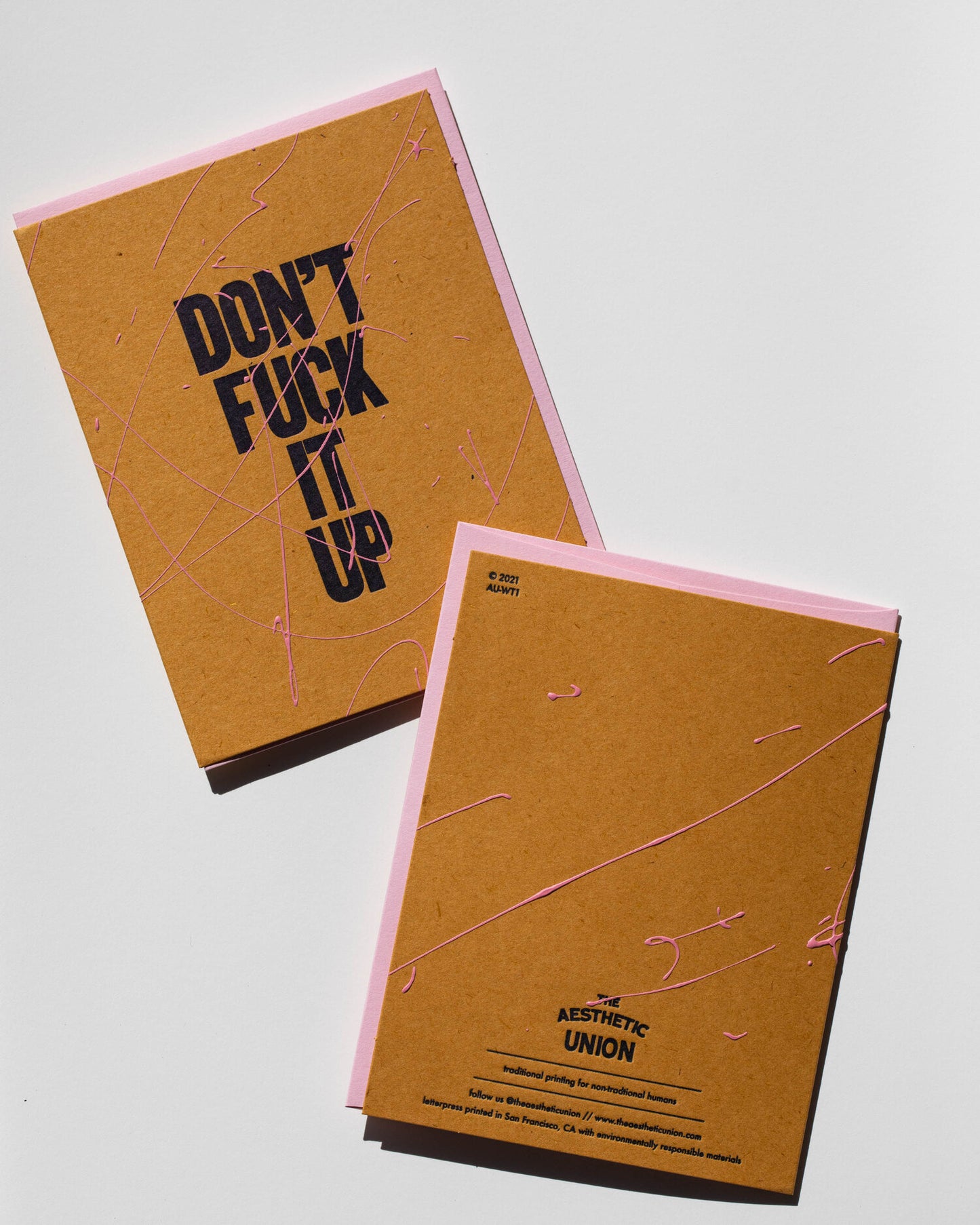 Don't Fuck It Up Greeting Card