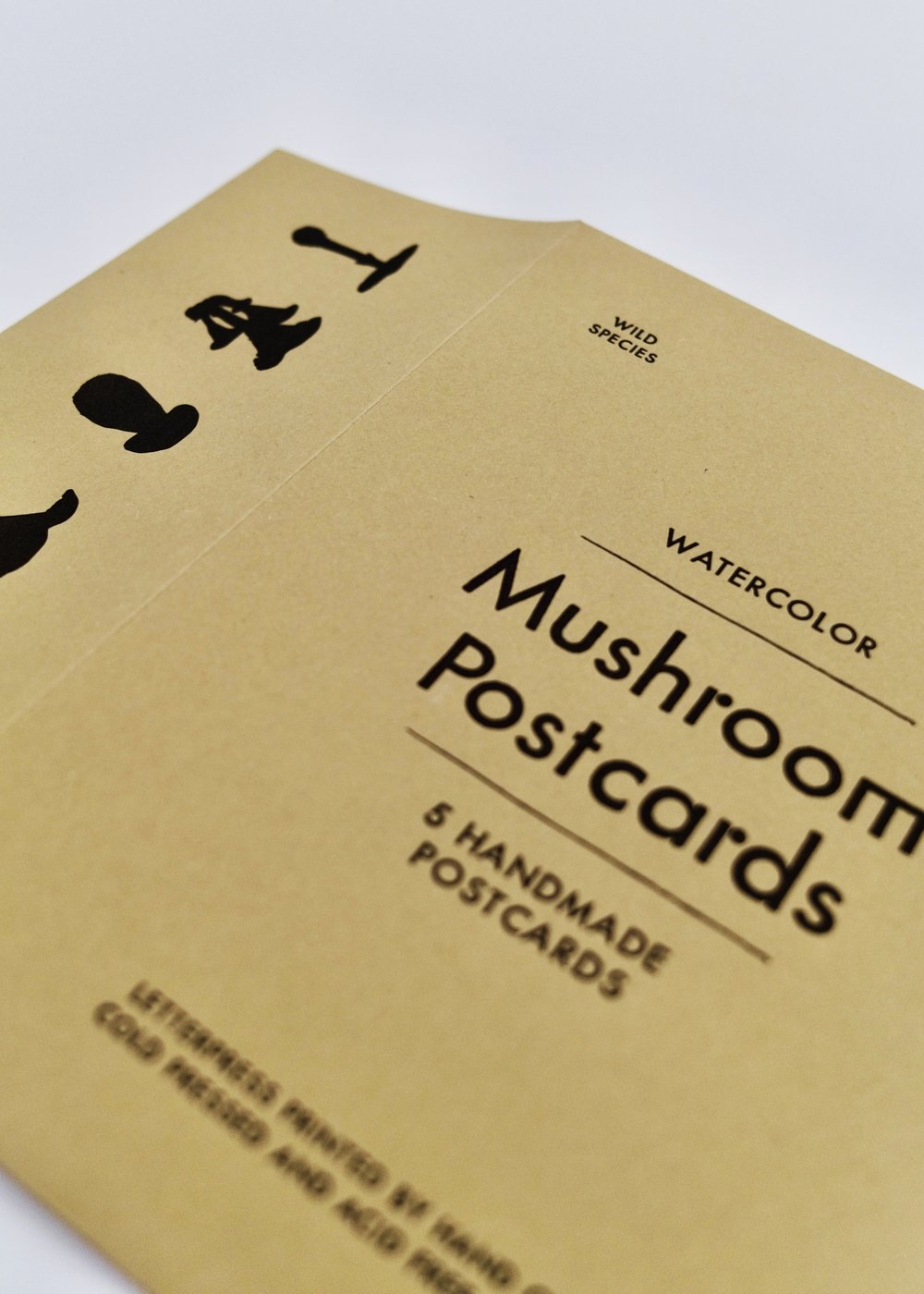 Watercolor Mushroom Postcards