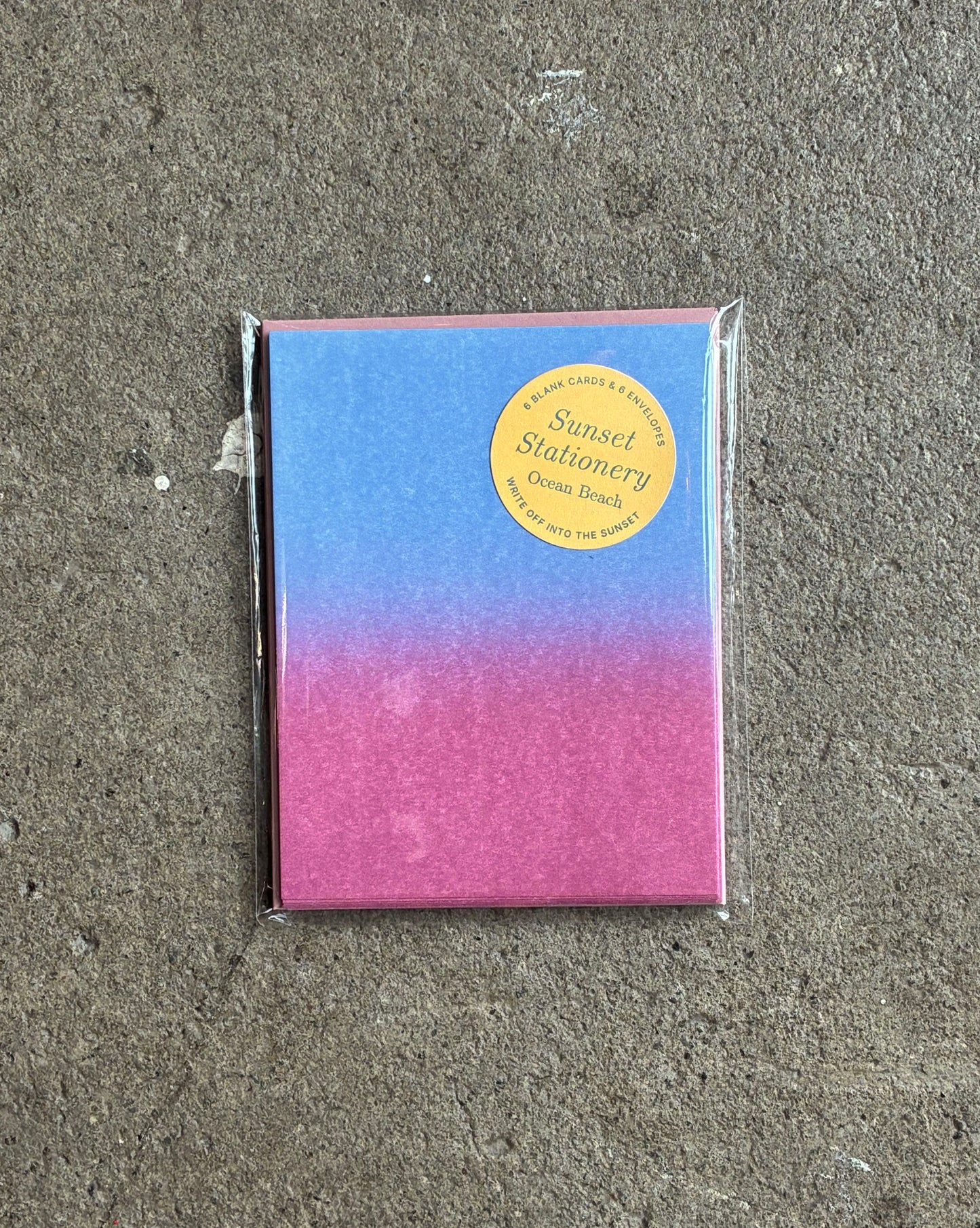 Ocean Beach Sunset Stationery