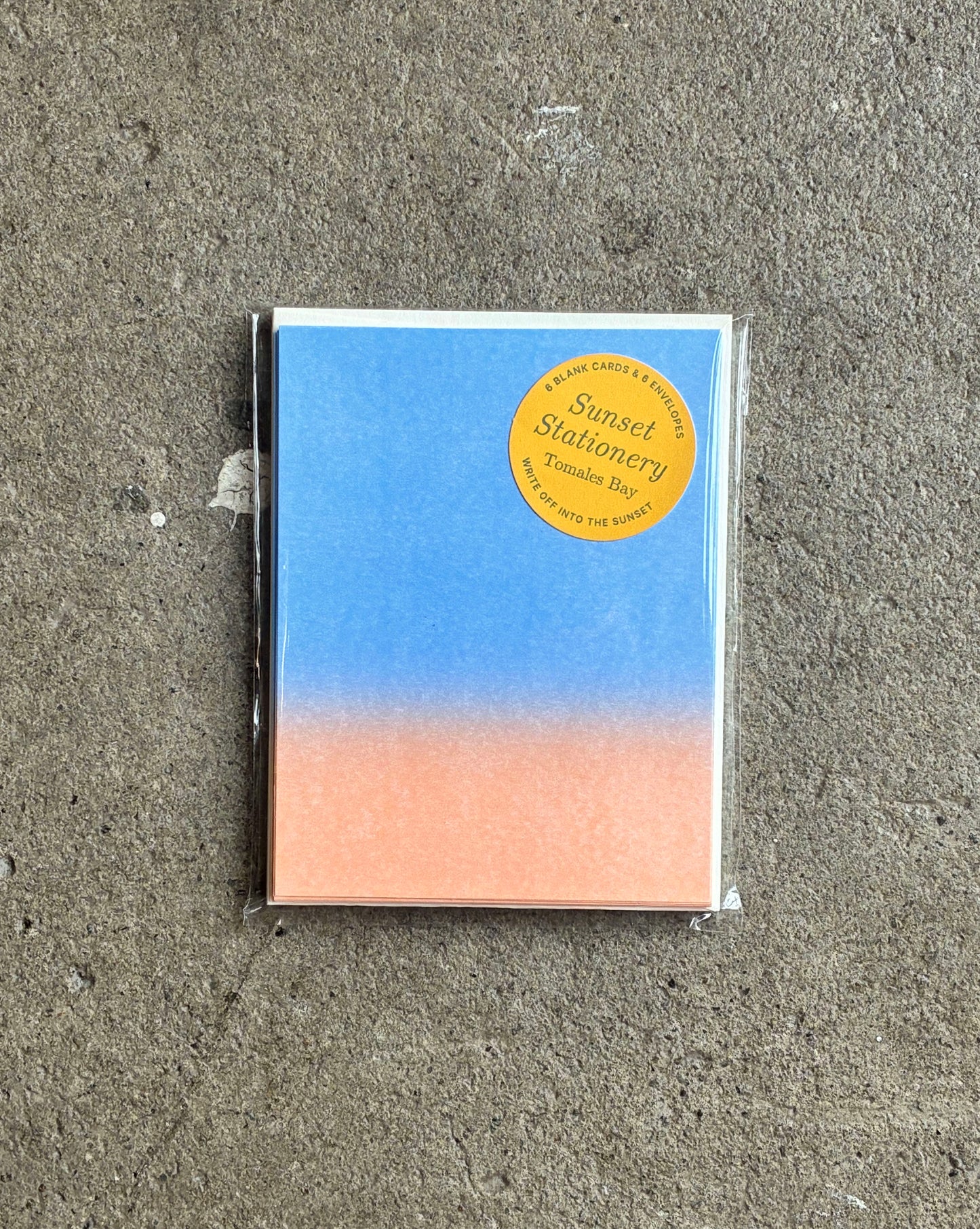 Tomales Bay Sunset Stationery