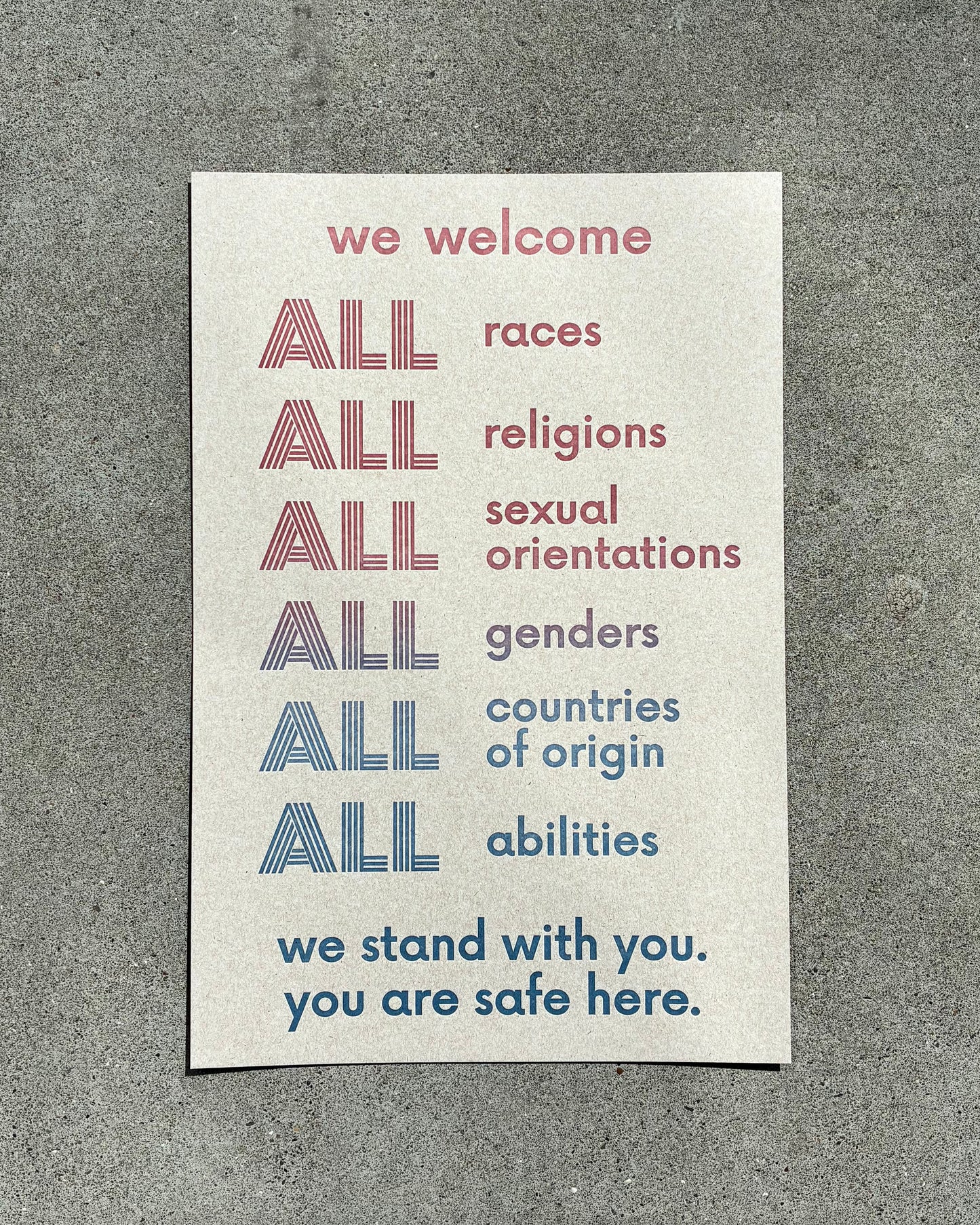 We Welcome All