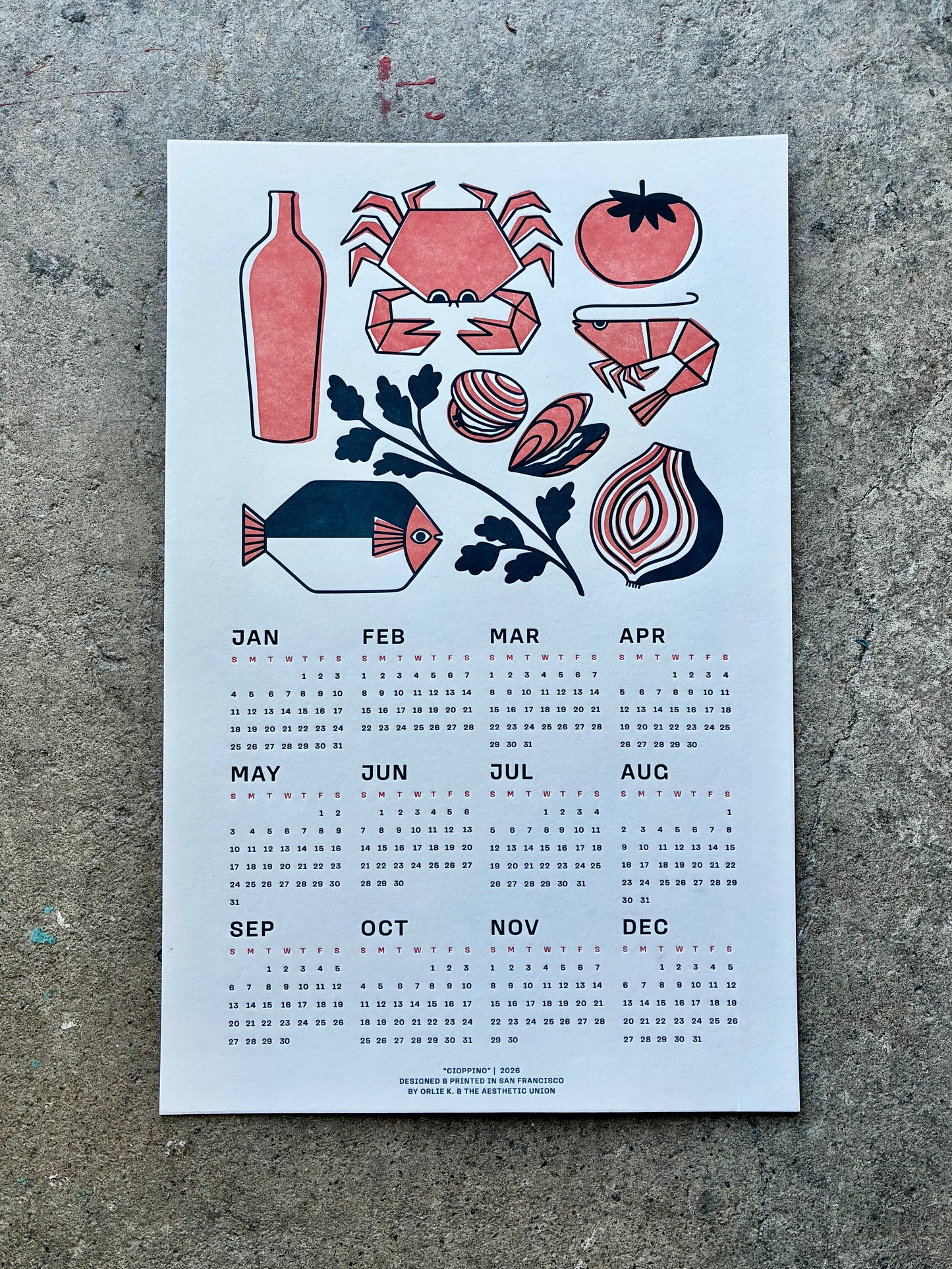 Orlie K. Cioppino 2026 Calendars